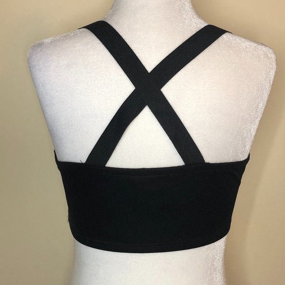 SAN JOY Women's Gold Sequined Babydoll Glamcore Crop Top Y2K Festival - Picture 3 of 11